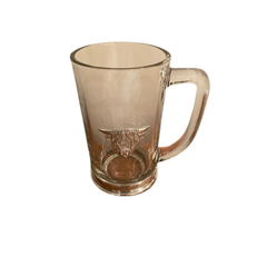 Highland Cow Glass Tankard