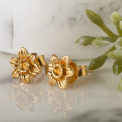 Daffodil Stud Earrings