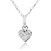 Sparkly Heart Pendant