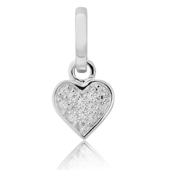 Sparkly Heart Charm