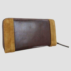 SALLY BROWN LEATHER SUEDE PURSE