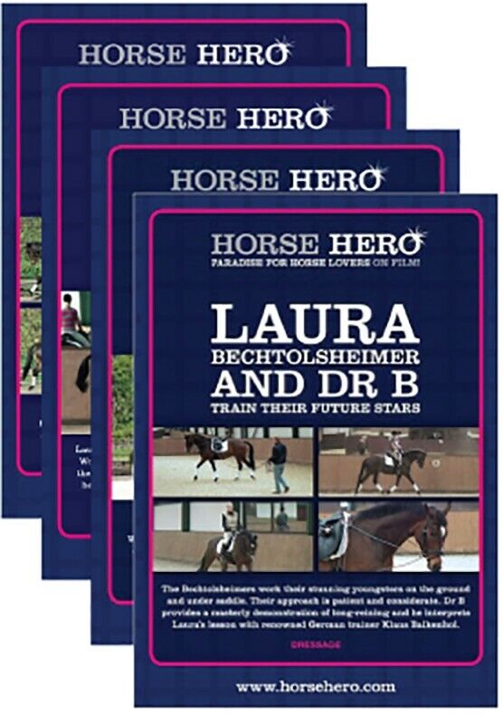 Multiple copies of 'Horse Hero' magazine featuring Laura Bechtolsheimer and Dr. B.