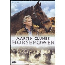 DVD cover of 'Horsepower' featuring Martin Clunes with a horse.