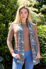 Green Irish Horse Scarf