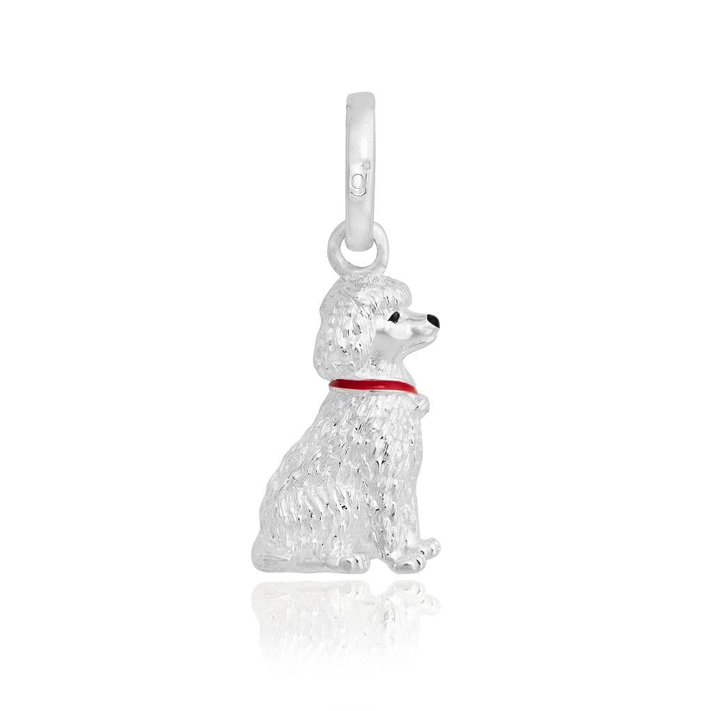 STERLING SILVER POODLE CHARM