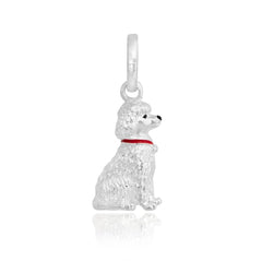 STERLING SILVER POODLE CHARM