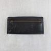 fine brown leather purse rear view