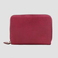 Pink Leather purse rear view