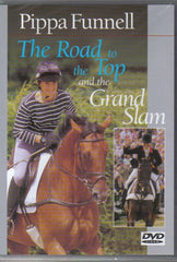 DVD cover featuring a horse and rider with text about Pippa Funnell's equestrian achievements.