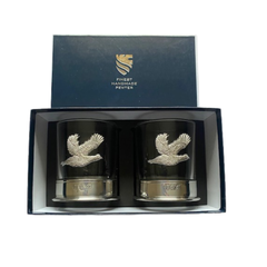 Grouse Pewterware Mounted 12oz Whisky Glasses