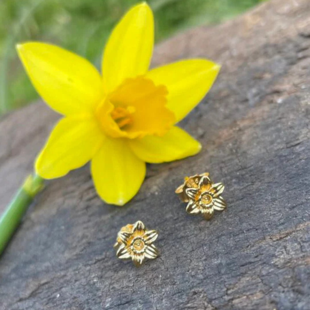 Daffodil Stud Earrings