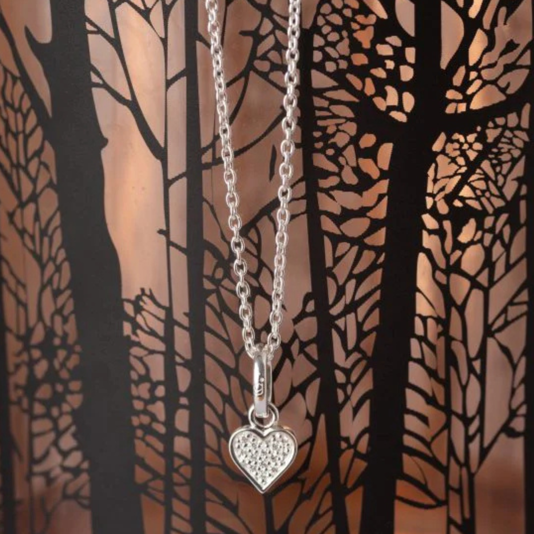 Sparkly Heart Pendant