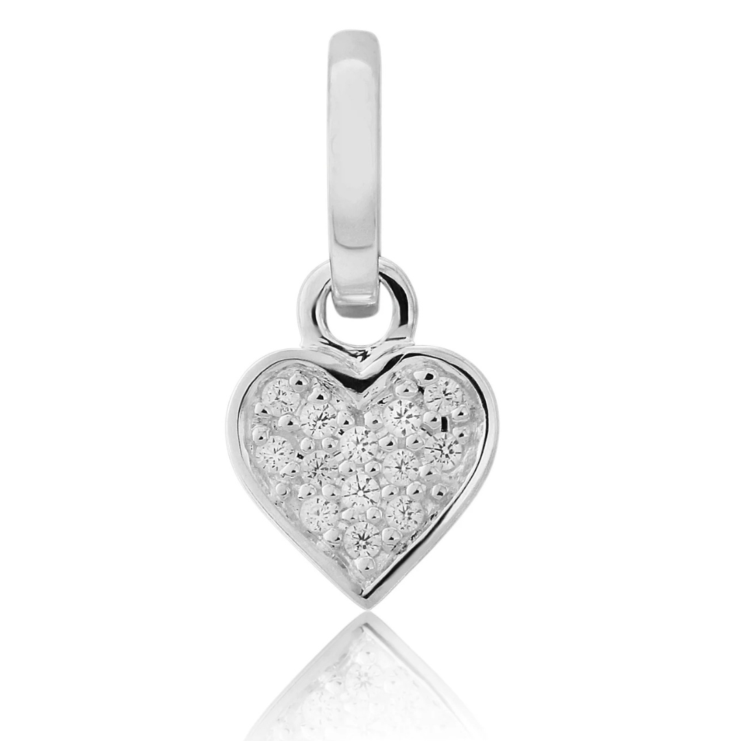 Sparkly Heart Charm