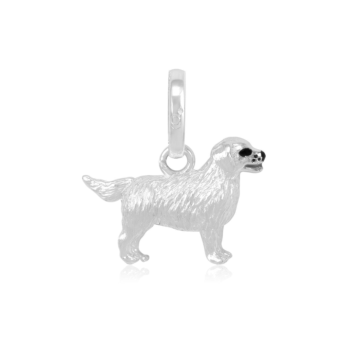 STERLING SILVER RETRIEVER CHARM